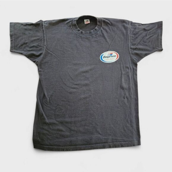 Vintage Boyesen Power Reeds Promotional Gearhead Mechanic Graphic Tee T-Shirt XL - Picture 1 of 10